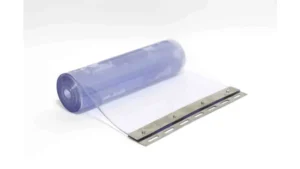 Cận cảnh tấm PVC ngăn lạnh trong suốt tiêt kiệm năng lượng