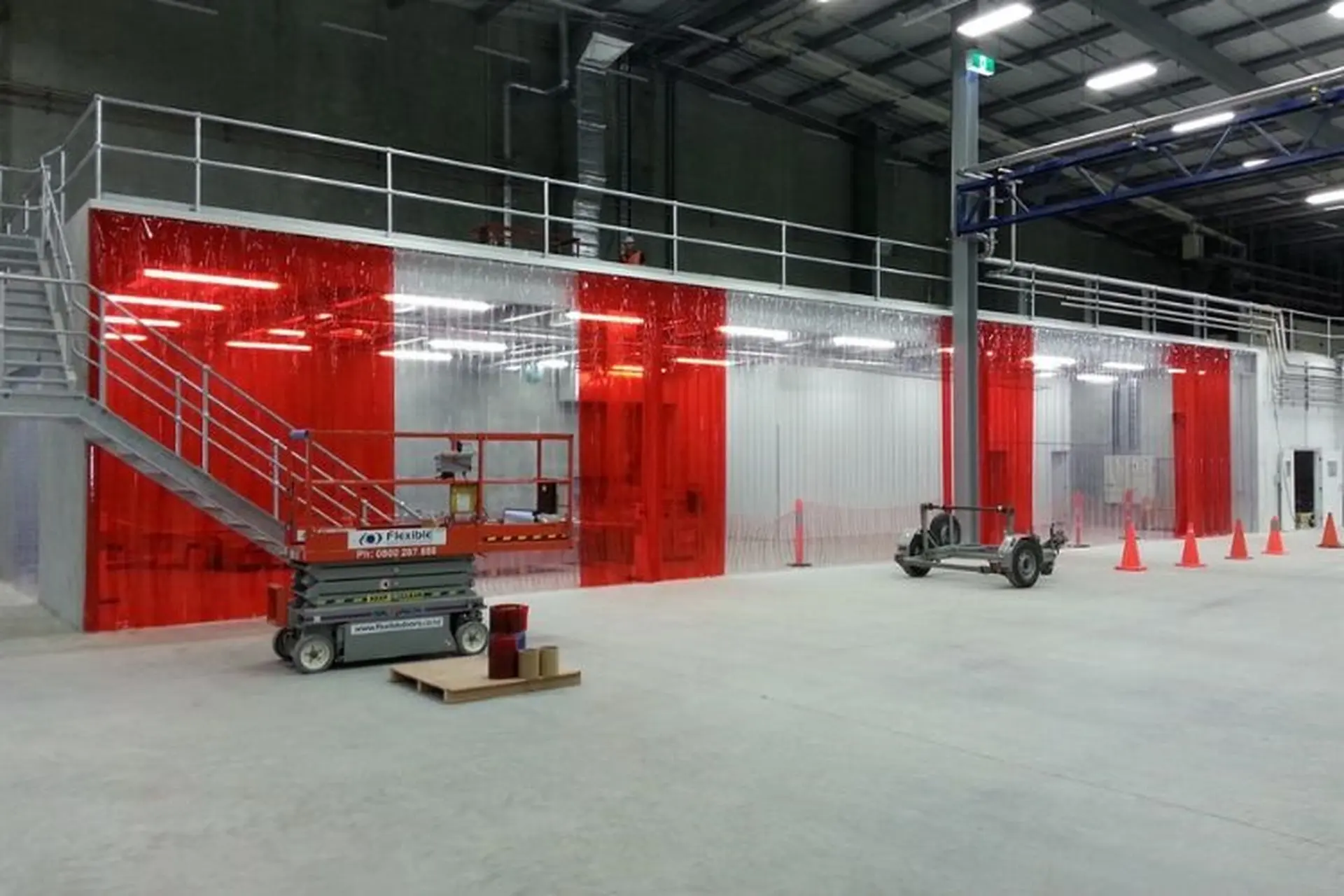 Rèm nhựa PVC tại nhà máy