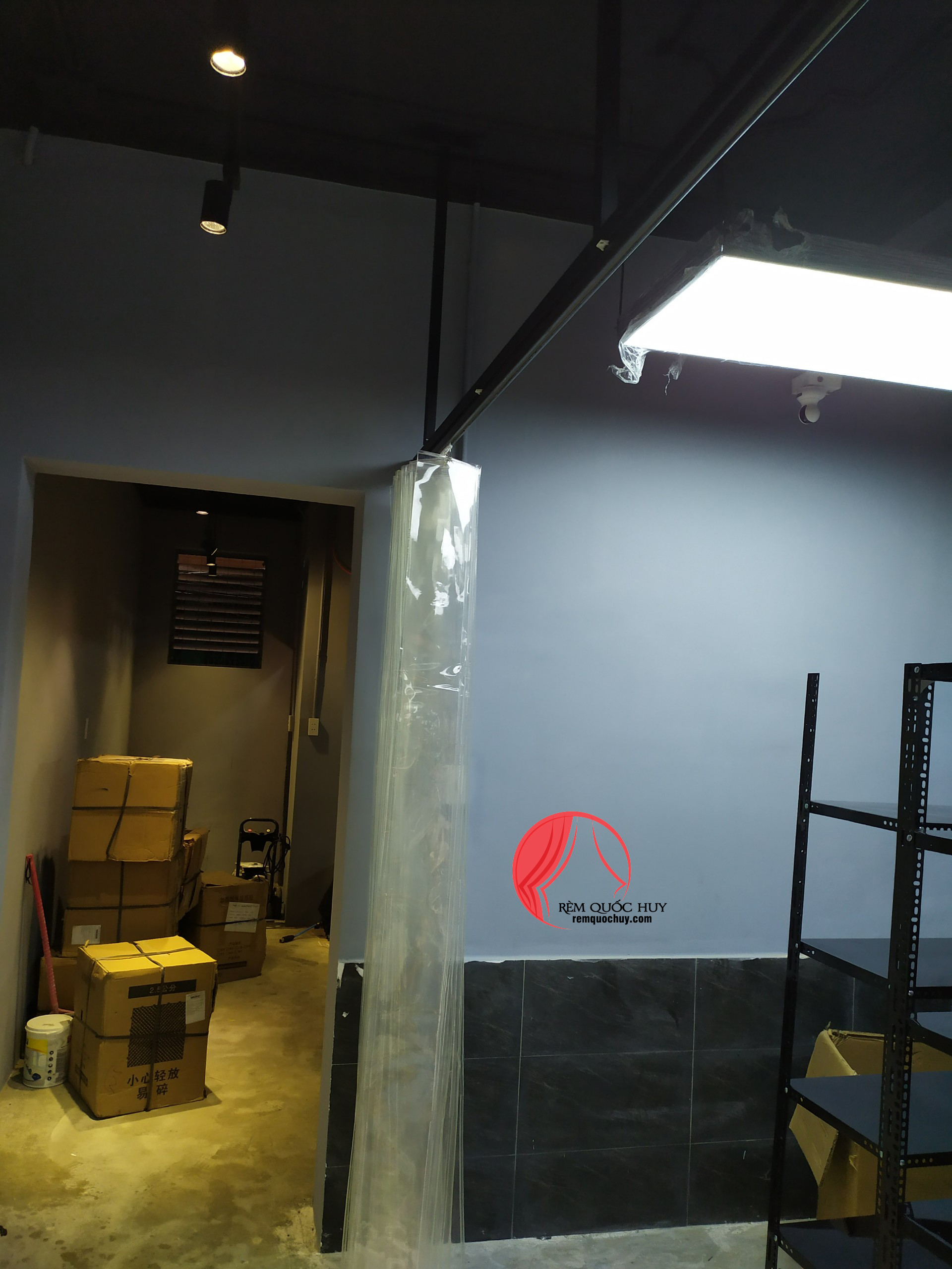 Rèm nhựa pvc kéo xếp tại tphcm rèm nhựa pvc kéo xếp