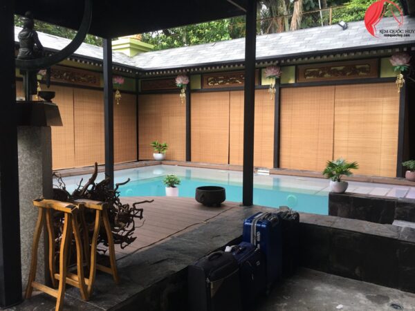 Mành tre handmade trang trí tường