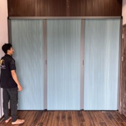 Thiết kế nội thất hiện đại với vách ngăn tổ ong sang trọng