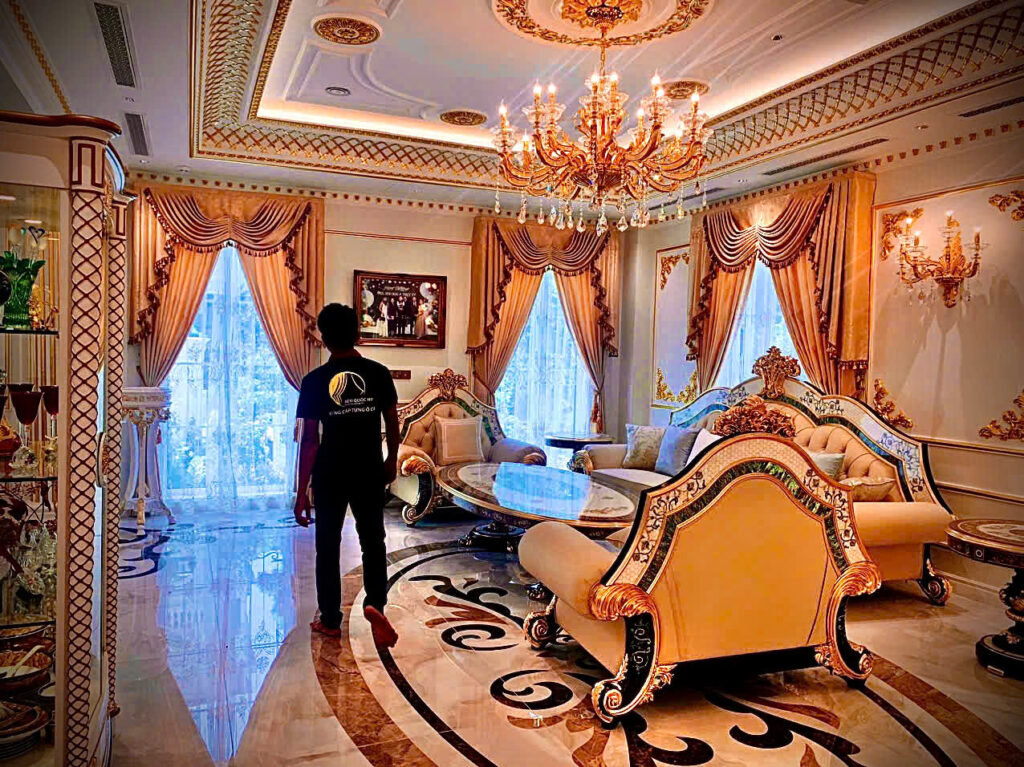 rèm cửa phòng ngủ Gò Vấp đẹp hiện đại cho nhà phố