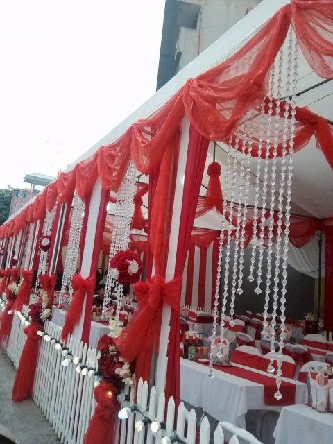 Dịch vụ may rèm đám cưới theo yêu cầu uy tín