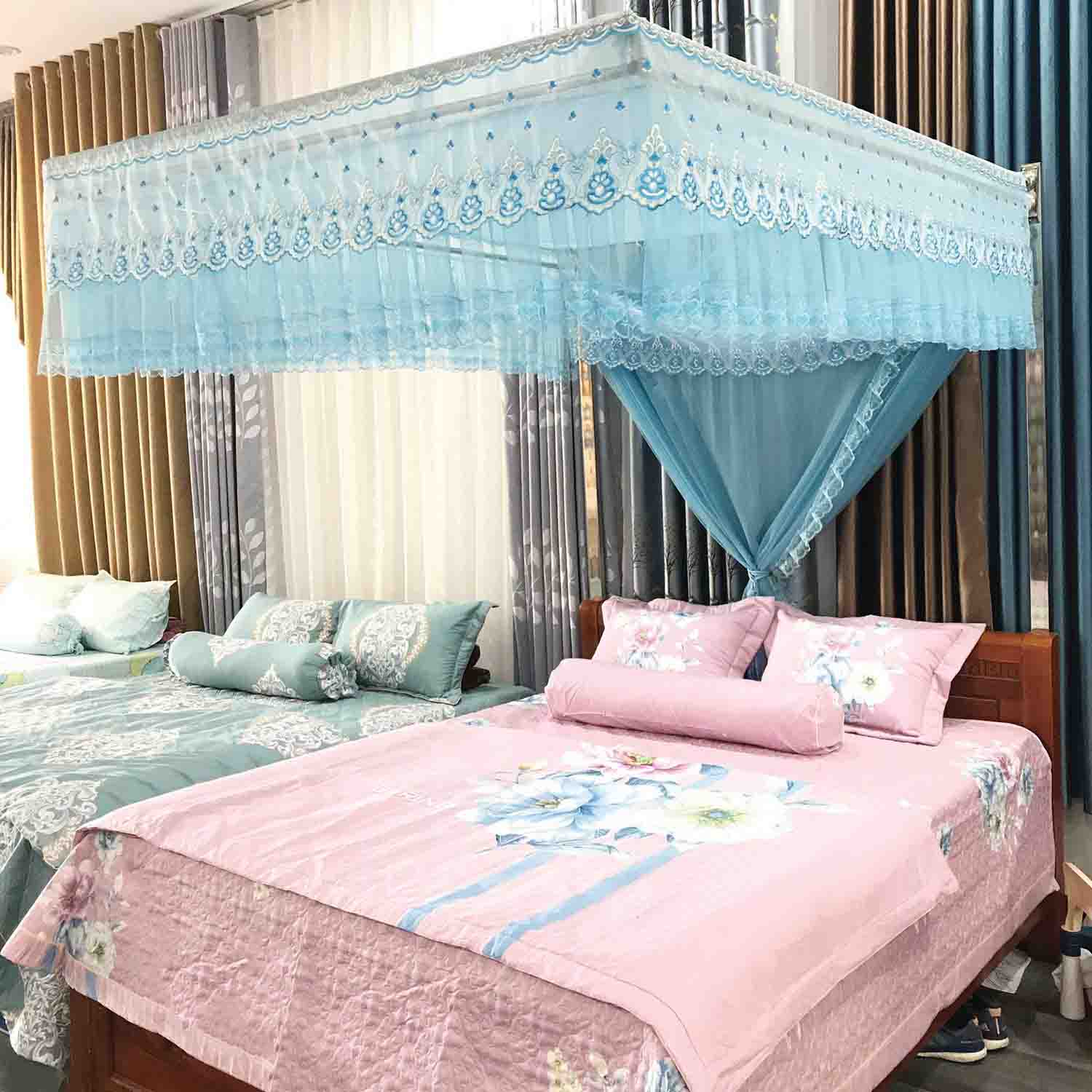 Mẫu mùng ngủ gấp gọn tiết kiệm diện tích