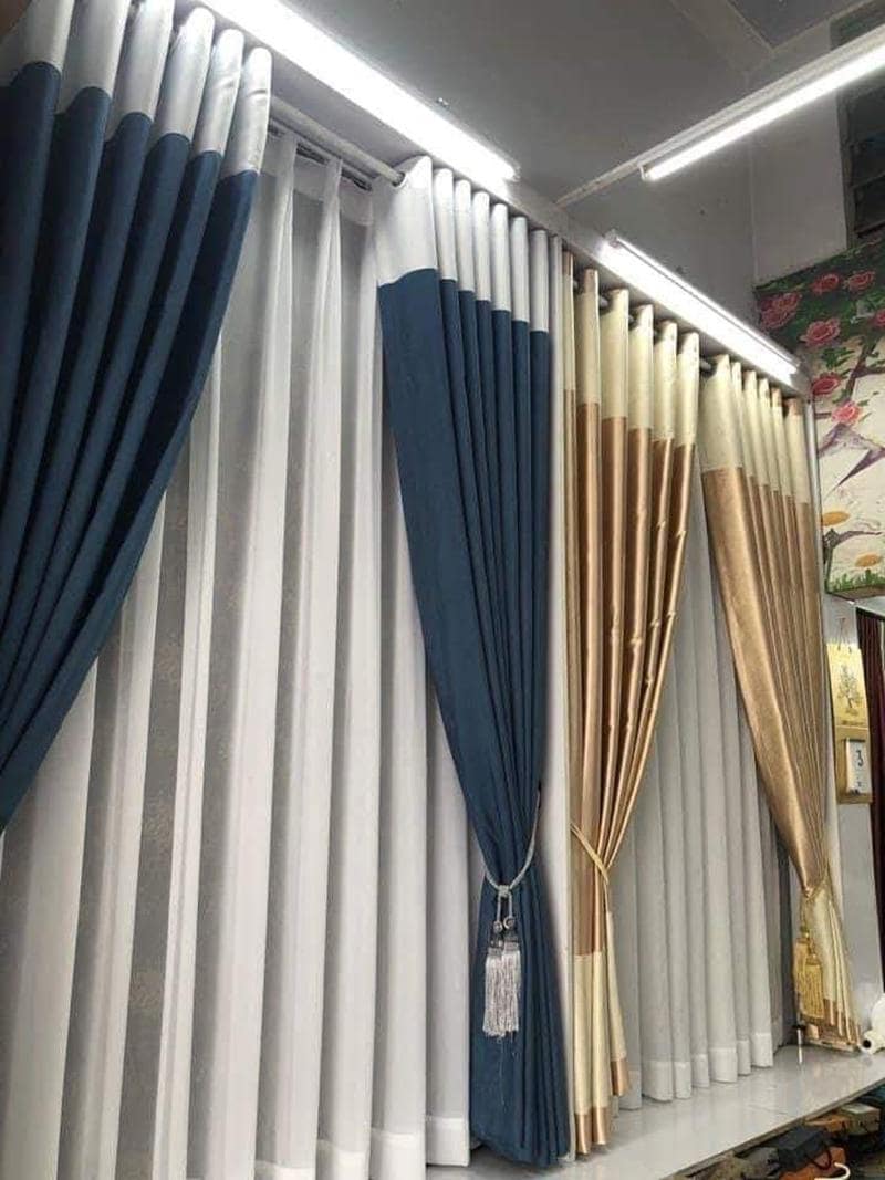 Kỹ thuật may rèm cửa 2 lớp tỉ mỉ, chính xác
