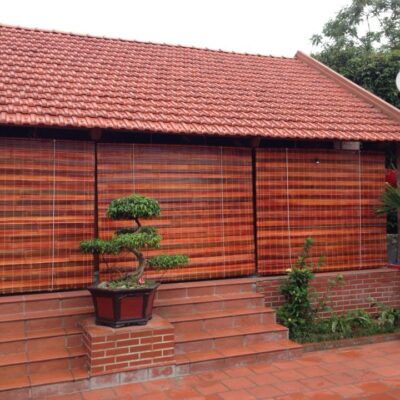 Mành che nắng ban công bằng tre tự nhiên bền đẹp