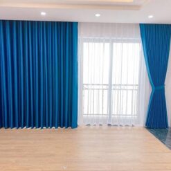 Mẫu rèm màu xanh lá nhẹ tạo cảm giác tươi mát