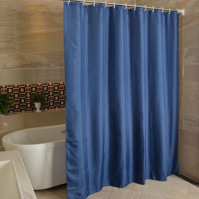 Rèm nhà tắm chống nước với vòng treo inox không gỉ, bền đẹp