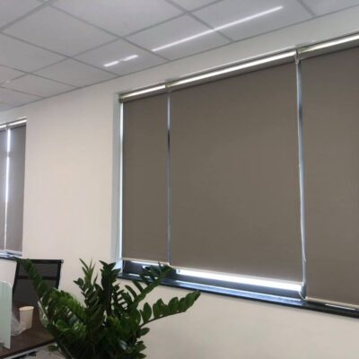 Rèm cửa kéo dây chất liệu vải gấm cao cấp