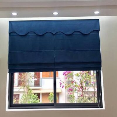 Rèm cửa kéo vải bố cao cấp cho biệt thự