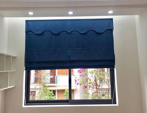Rèm cửa kéo vải bố cao cấp cho biệt thự
