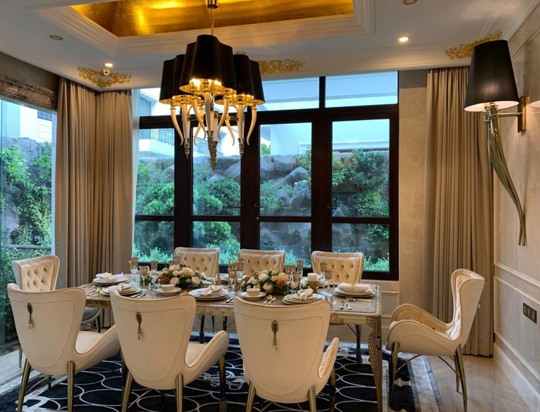 Rèm cửa phòng ăn cản sáng