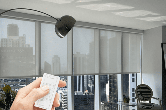 Rèm cửa thông minh tích hợp hệ thống nhà thông minh IoT