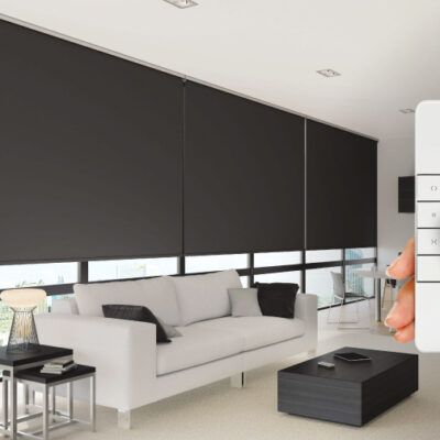 Rèm cuốn tự động tích hợp cảm biến ánh sáng thông minh