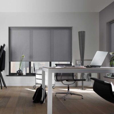 Rèm cuốn văn phòng giá rẻ gam màu trung tính tạo không gian làm việc chuyên nghiệp
