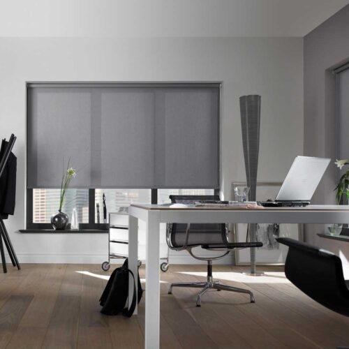 Rèm cuốn văn phòng giá rẻ gam màu trung tính tạo không gian làm việc chuyên nghiệp