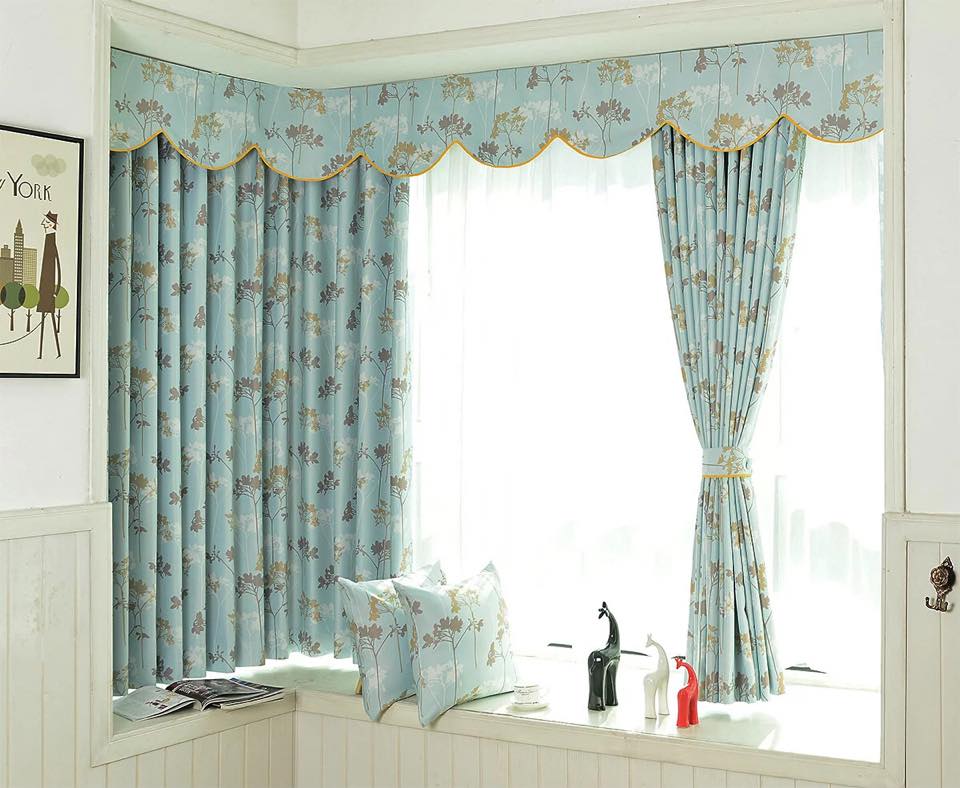 Rèm ngắn thiết kế đơn giản, tiện lợi cho không gian nhỏ