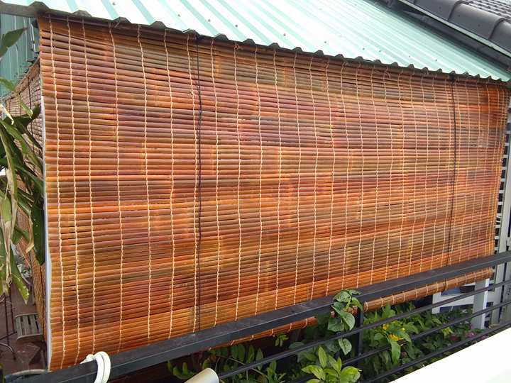 Rèm trúc ngoài trời che nắng sân vườn tự nhiên