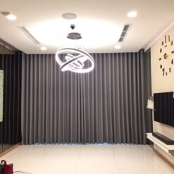 Rèm xám bạc chống nắng cách nhiệt cao cấp