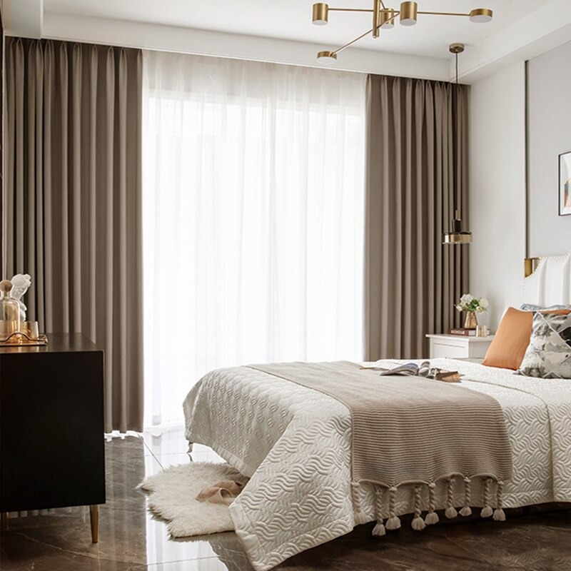 Thiết kế rèm ghi đơn giản nhưng đầy tinh tế