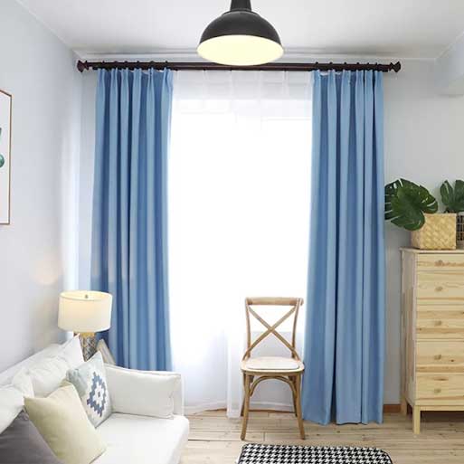 Mẫu rèm cửa đẹp gam xanh, hợp phong thủy và thẩm mỹ