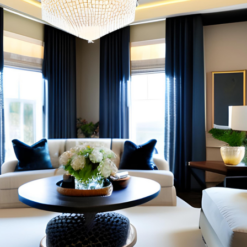 Màn rèm cửa cao cấp phong cách châu Âu cho biệt thự