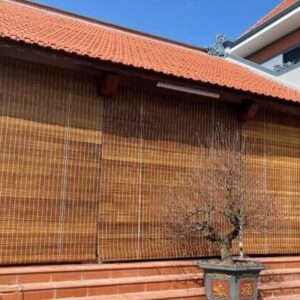 Mành che nắng ban công bằng tre tự nhiên mát mẻ