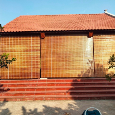 Mẫu mành trúc trang trí nội thất phong cách mộc mạc