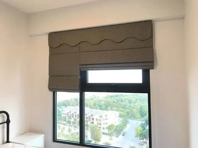 Rèm Roman cho phòng ngủ hiện đại, tạo không gian yên tĩnh
