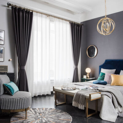 Rèm chống nắng cách nhiệt hai lớp cho cửa kính lớn