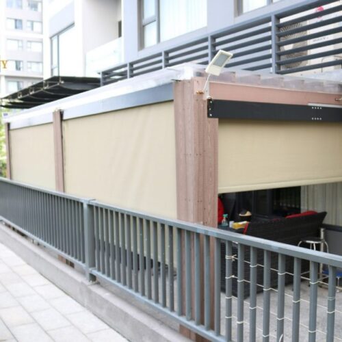 Rèm cửa cuốn ngoài trời tự động – Hiện đại và tiện nghi cho mọi công trình