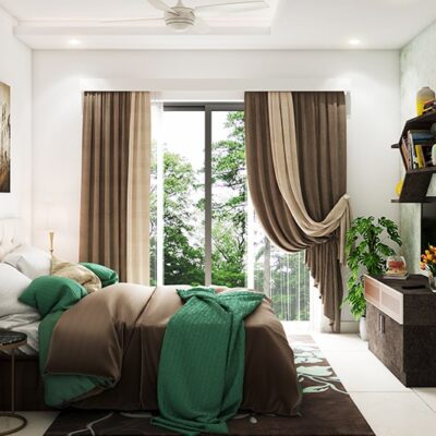 Rèm cửa sổ phòng ngủ hiện đại