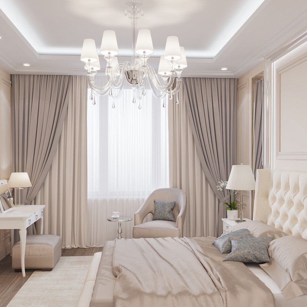 Mẫu rèm cửa sổ gấm thêu hoa, tạo chiều sâu cho không gian sống