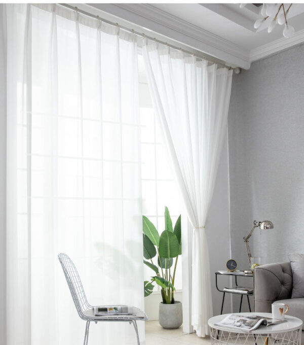 Rèm voan trang trí khung giường