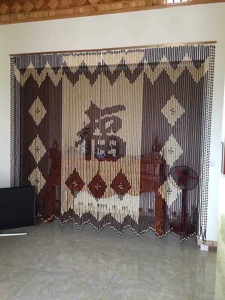 Thiết kế rèm cửa che lối đi lại đẹp và tiện ích