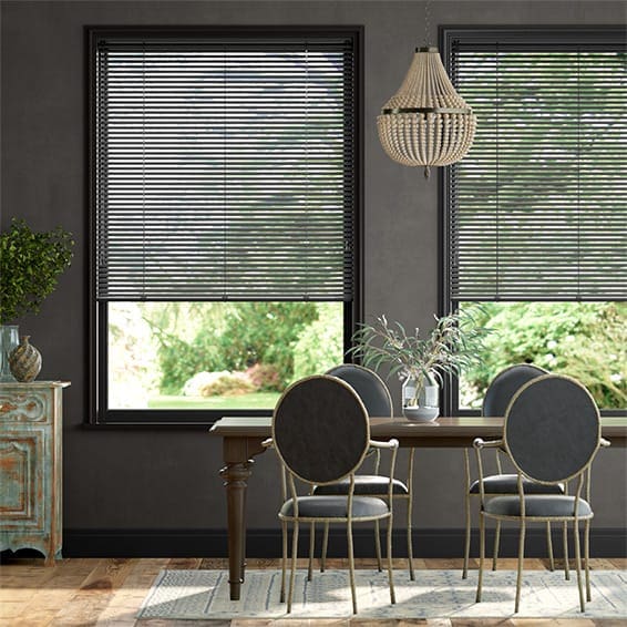 mẫu rèm lá nhôm chống nắng lắp cho cửa sổ kính