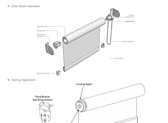 Các bước lắp đặt rèm cuốn chống nắng đúng kỹ thuật
