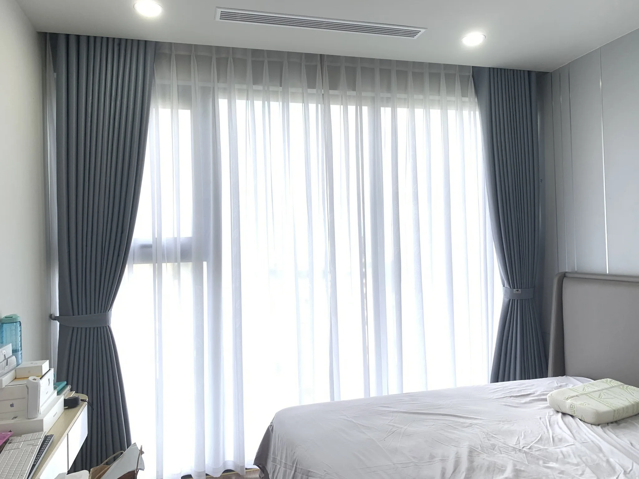Hình ảnh màn cửa vải bố đẹp, dễ vệ sinh