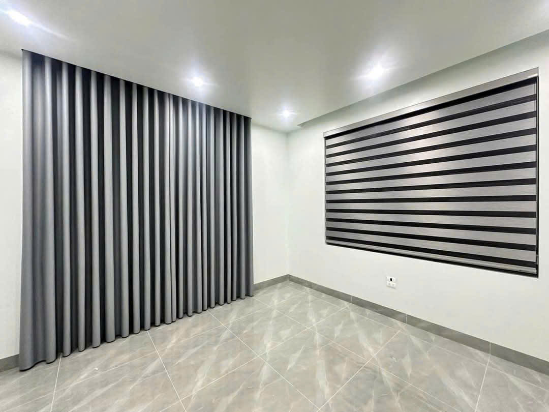 Mẫu ray rèm âm trần thạch cao cho phòng khách đẹp