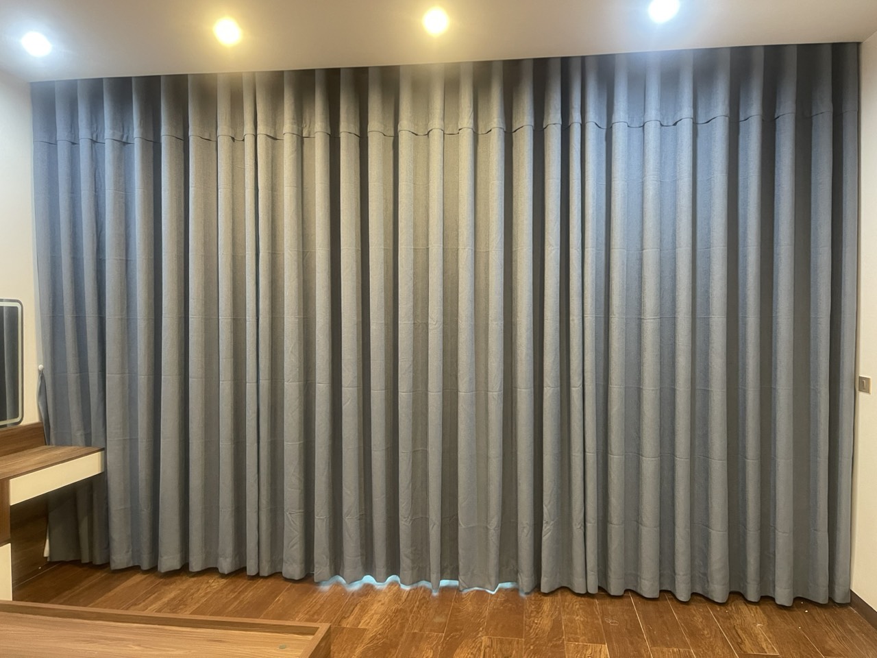 Rèm vải 1 lớp phong cách Hàn Quốc, tạo cảm giác thoáng đãng