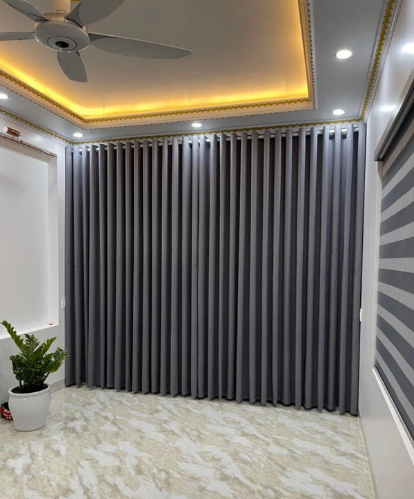 Mẫu rèm vải gấm bố đẹp, chất liệu bền và đẳng cấp