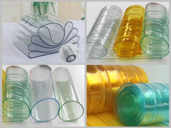 Mẫu vách ngăn nhựa PVC trong suốt kết hợp khung nhôm đẹp