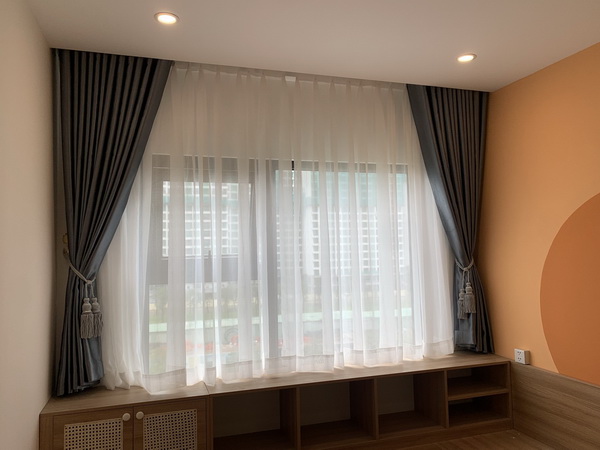 Rèm 2 lớp cao cấp vải voan sang trọng và tinh tế