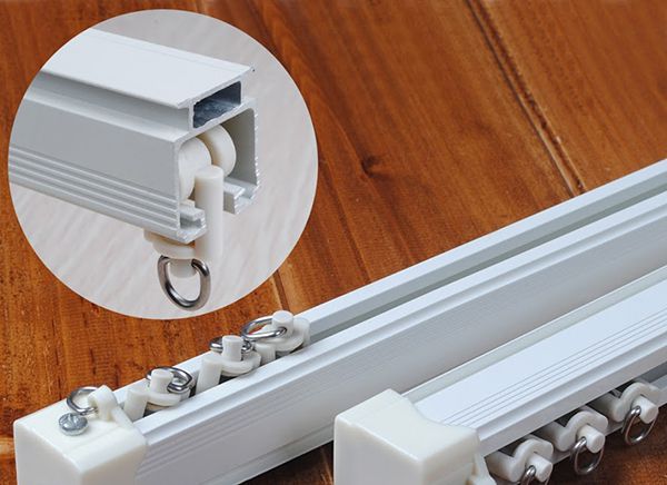 Thanh suốt treo rèm gỗ cao cấp cho phòng khách