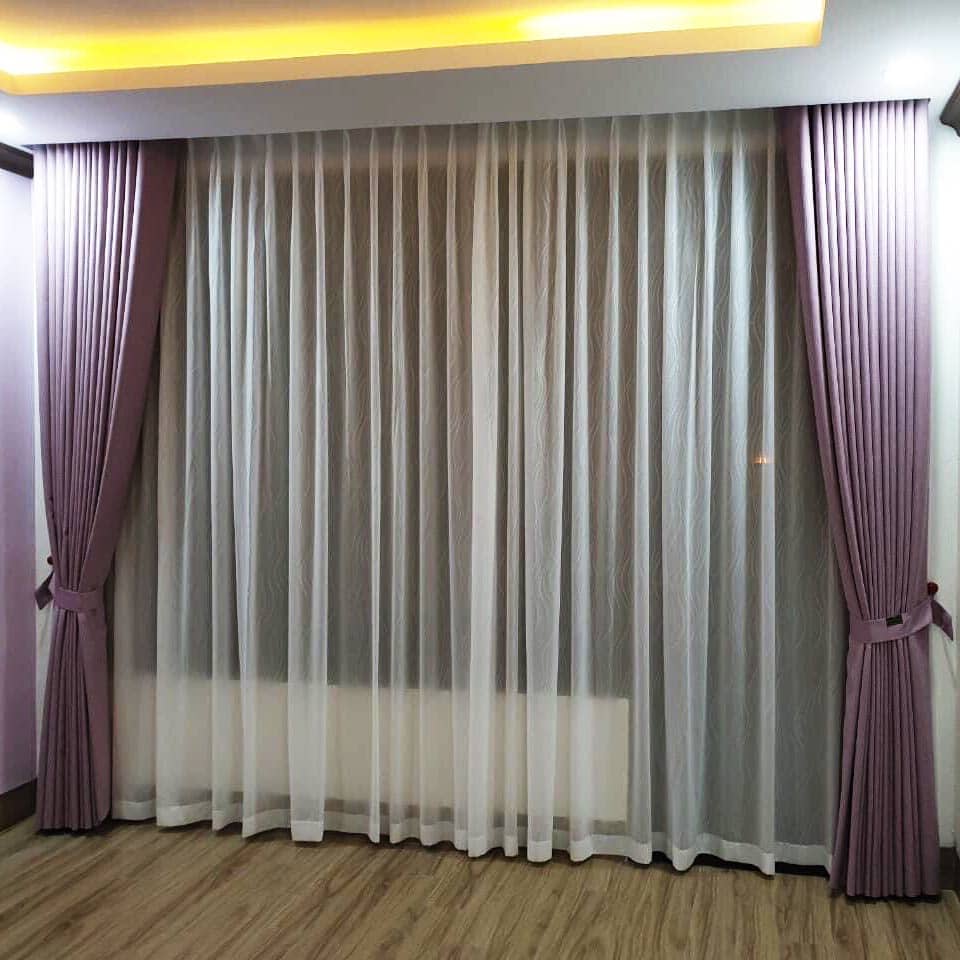Vải bố may rèm cao cấp cho phòng khách