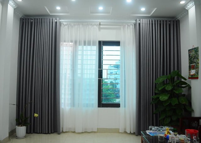 Vải may rèm cửa chống nắng bền đẹp cho phòng ngủ