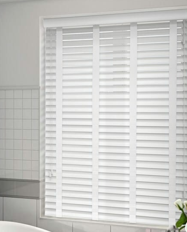 mẫu rèm sáo nhựa trắng cao cấp, chống thấm nước cho văn phòng