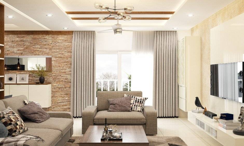 mẫu rèm cửa sổ phòng khách 2 lớp cản nắng tốt