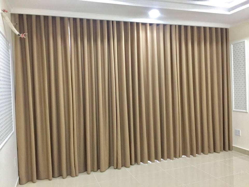 mẫu rèm vải ngăn máy lạnh tiện lợi cho nhà ở và văn phòng