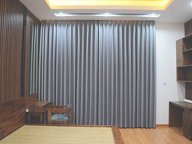 mẫu rèm xếp ly chất lượng cao cho không gian sang trọng